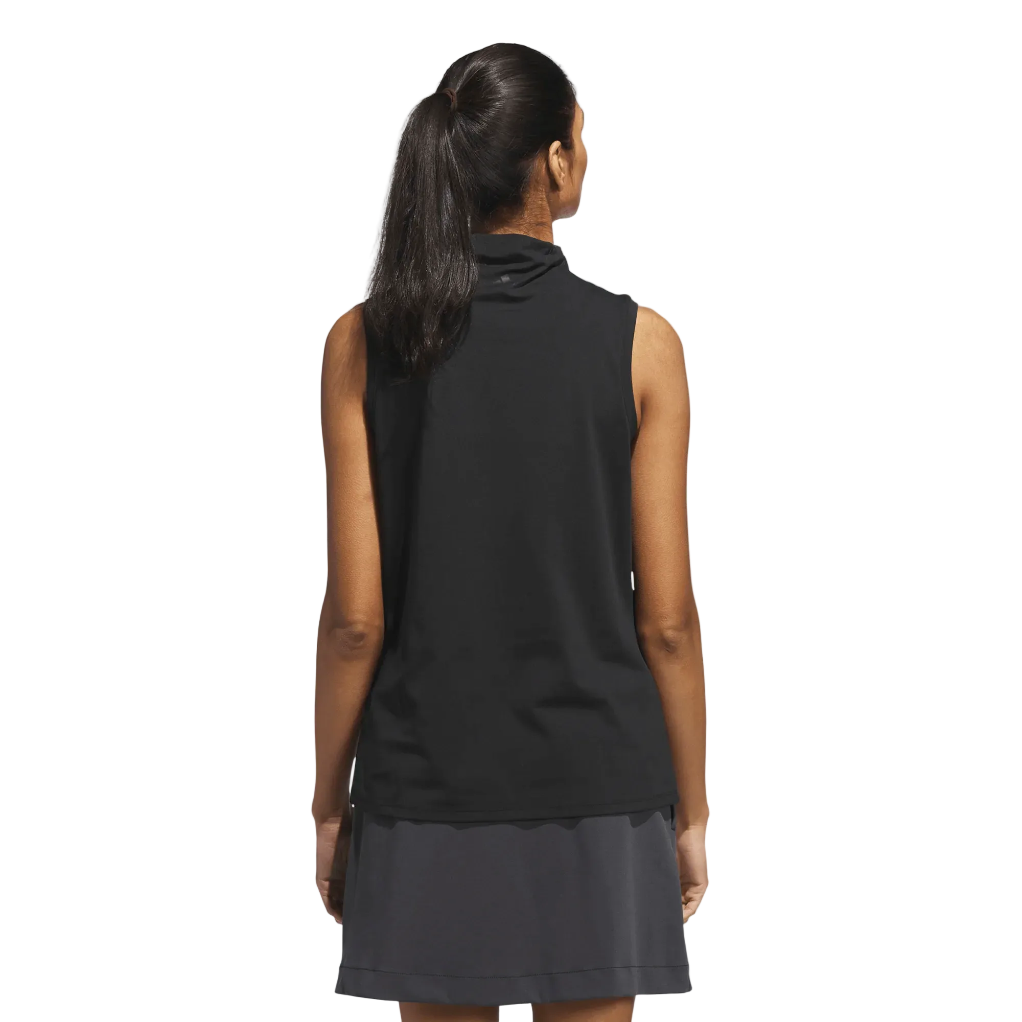 Adidas Ladies Ultimate365 Butterspun Sleeveless Mock Neck Top