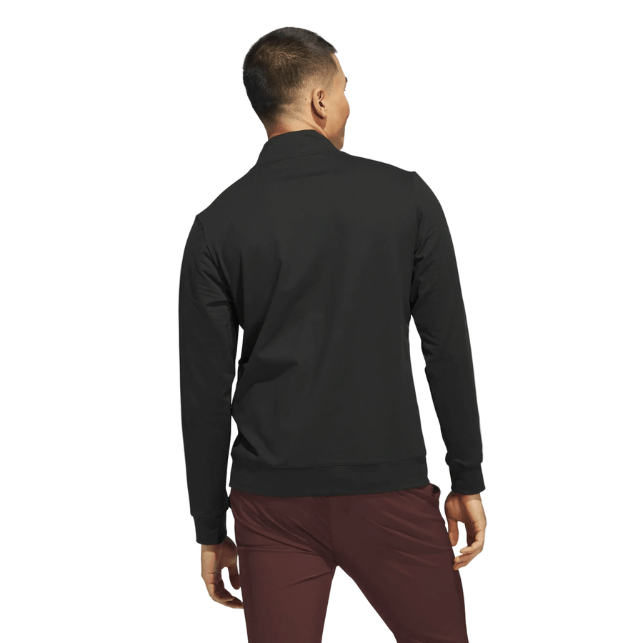 Adidas Ultimate365 Tour Quarter-Zip Golf Pullover - Black