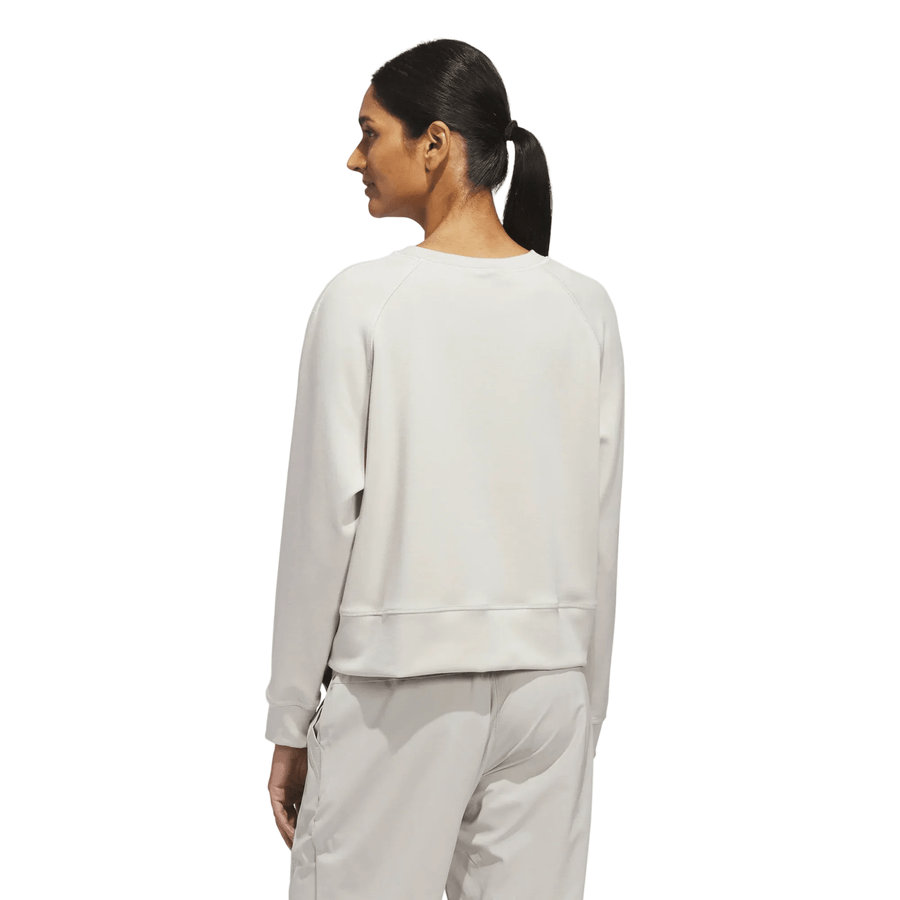 Adidas Ladies Beyond The Course Side-Snap Crew Layer - Beige