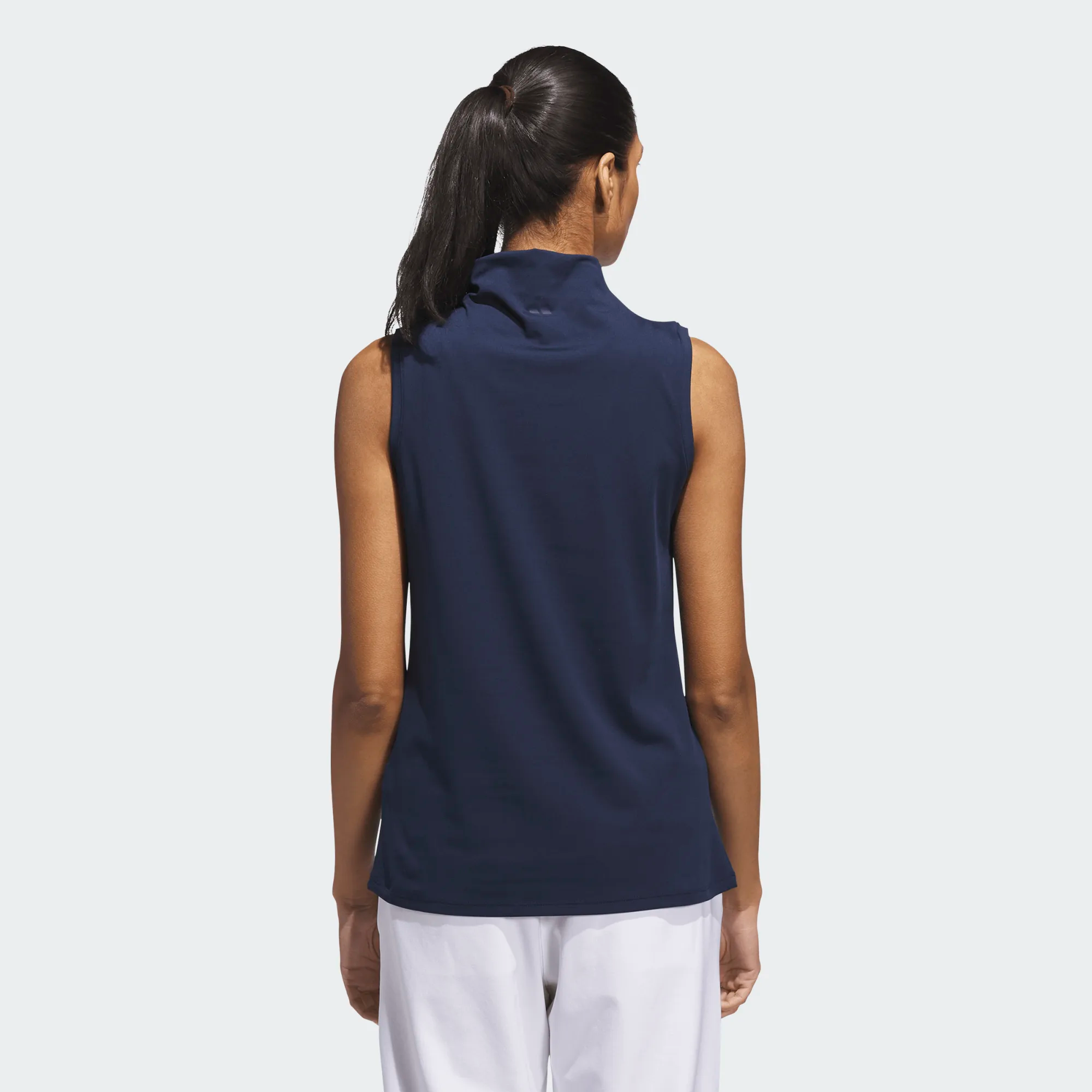 Adidas Ladies Ultimate365 Butterspun Sleeveless Mock Neck Top