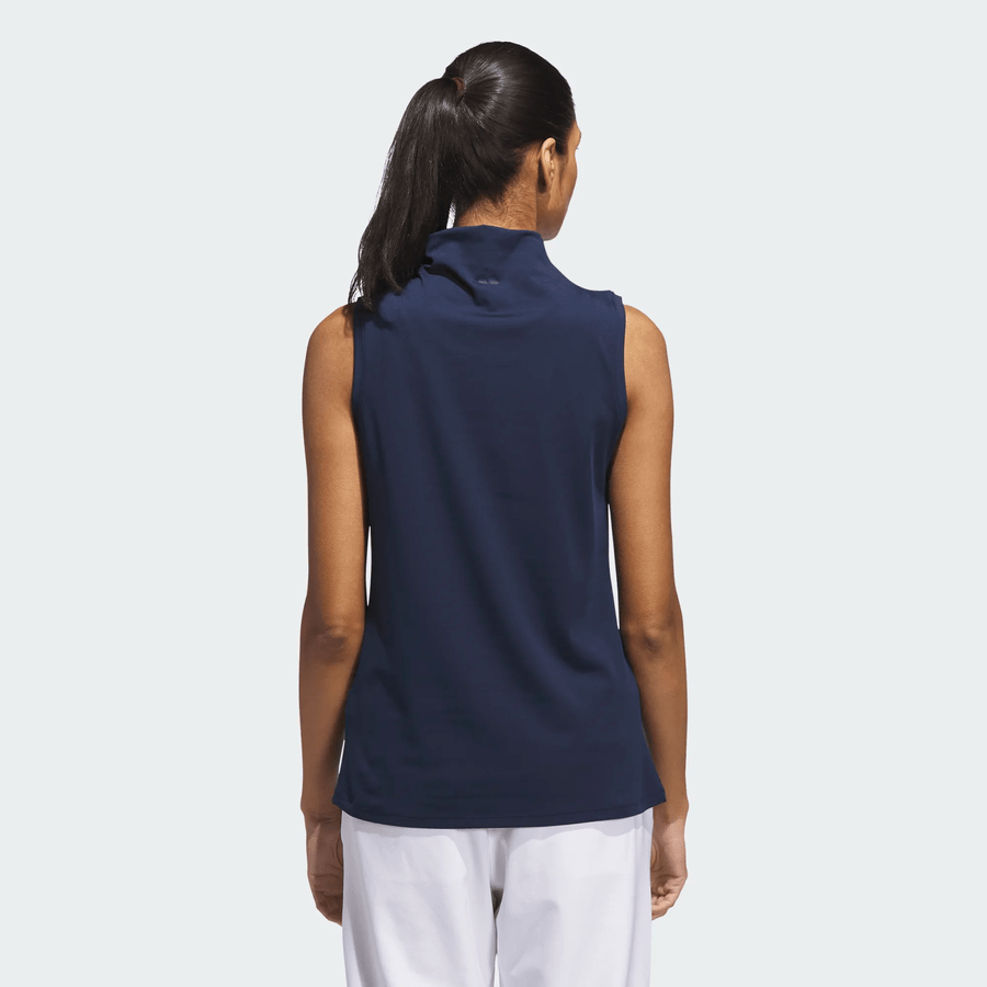 Top sans manches à col cheminée Adidas Ultimate365 Butterspun pour femme