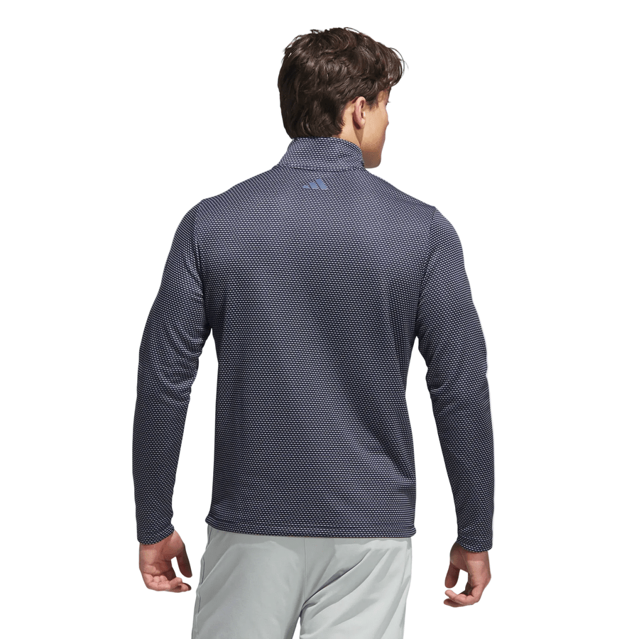Adidas Performance Printed Quarter-Zip Jacket - Navy