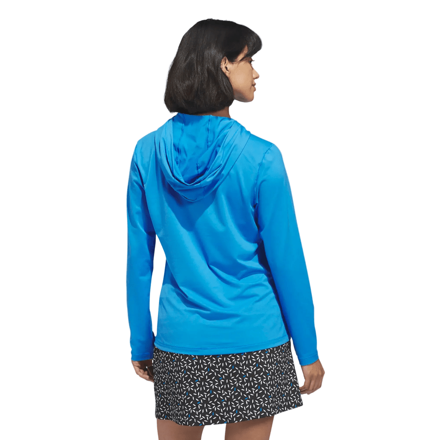 Adidas Ladies Performance Golf Hoodie - Blue