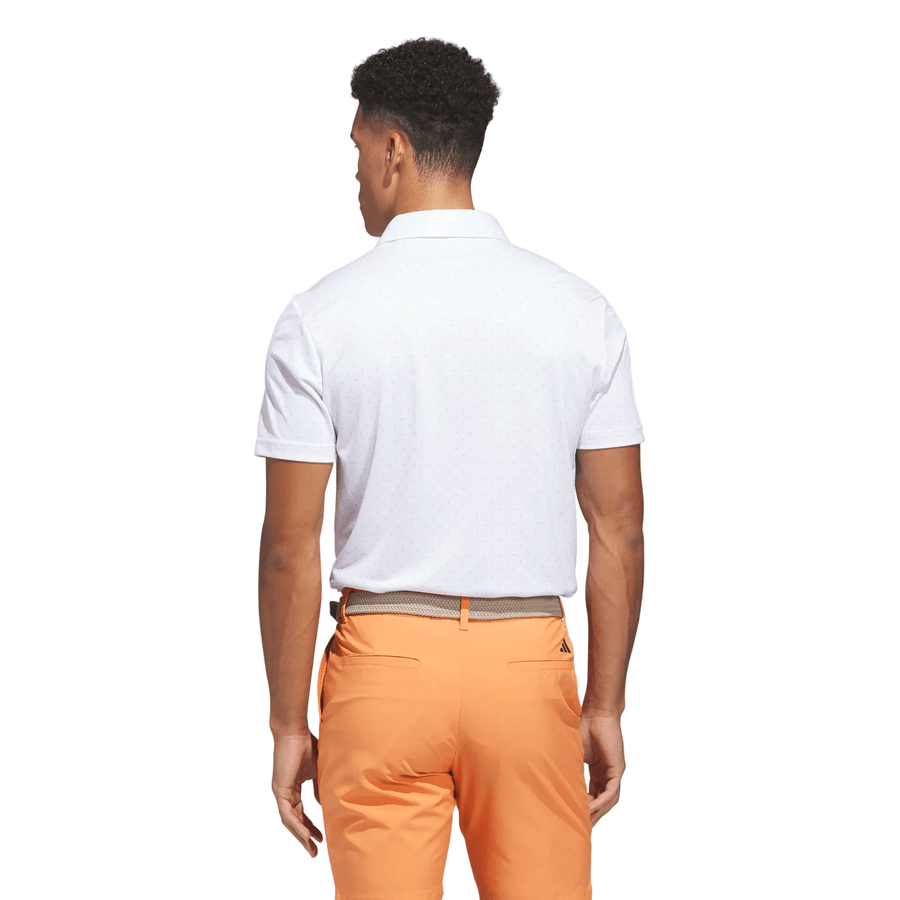 Adidas Performance Textured Print Polo Shirt