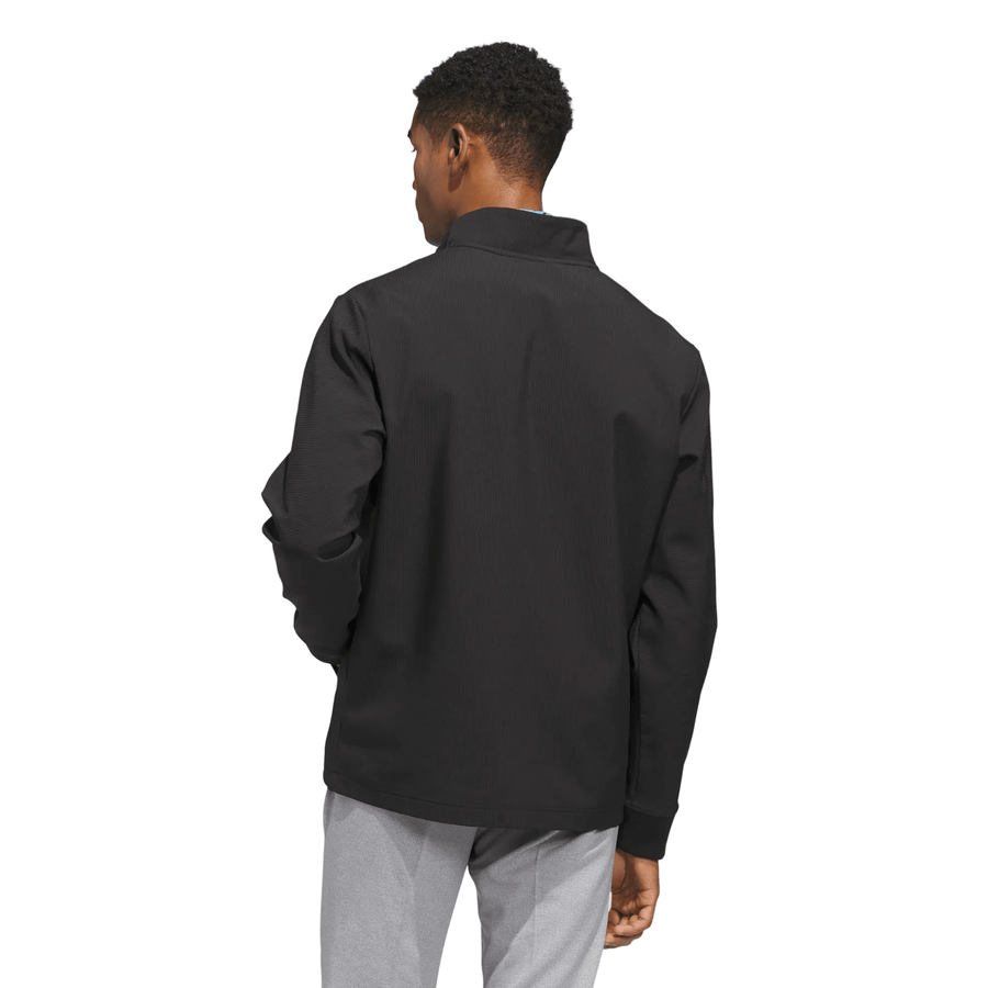 Adidas Ultimate365 Wind Textured Full-Zip Golf Jacket - Black