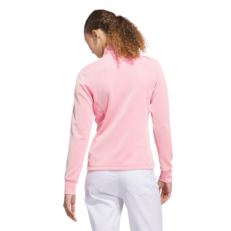 #Check Adidas Ladies Performance Texture Full ZIP Jacket - Pink