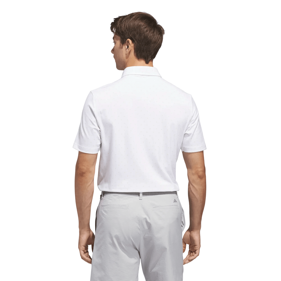 Adidas Ultimate365+ Micro Print Polo Shirt