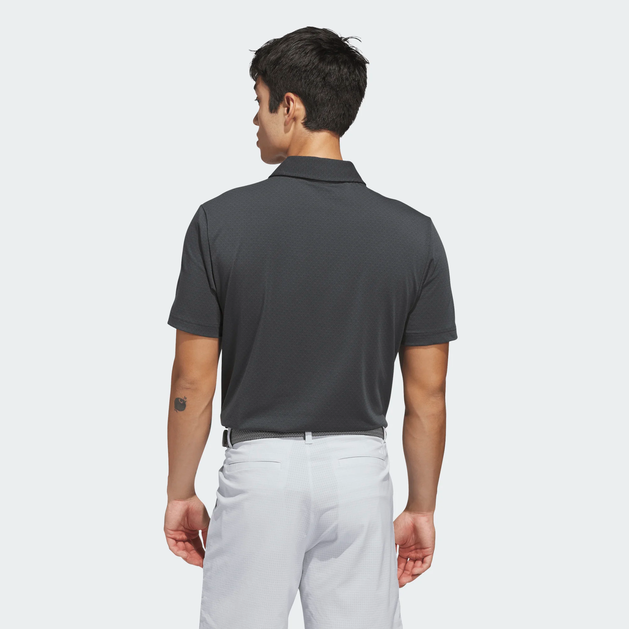 Adidas Ultimate365+ Go-To Print Polo Shirt - Black