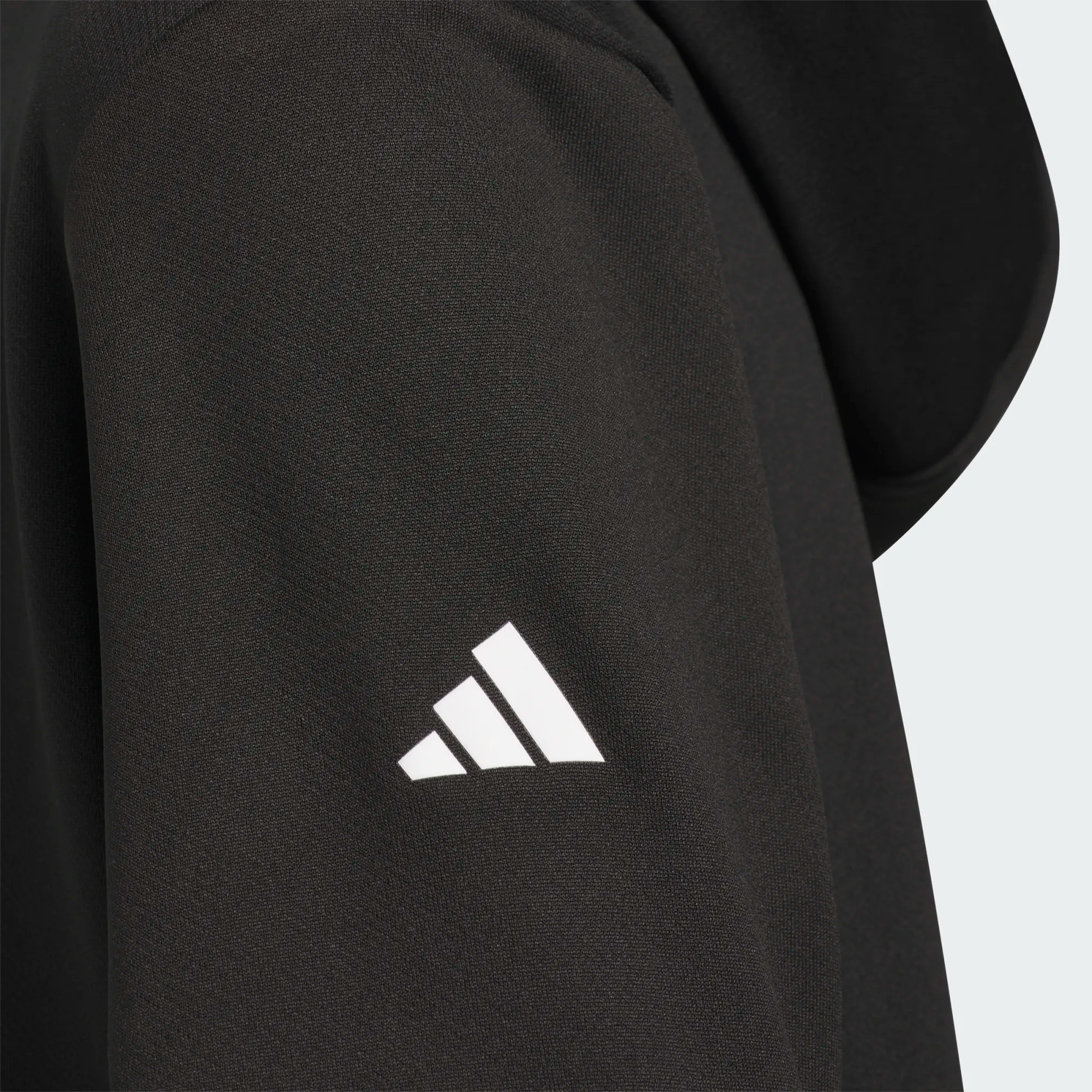 Adidas Junior's Crestable Climawarm Hoodie - Black