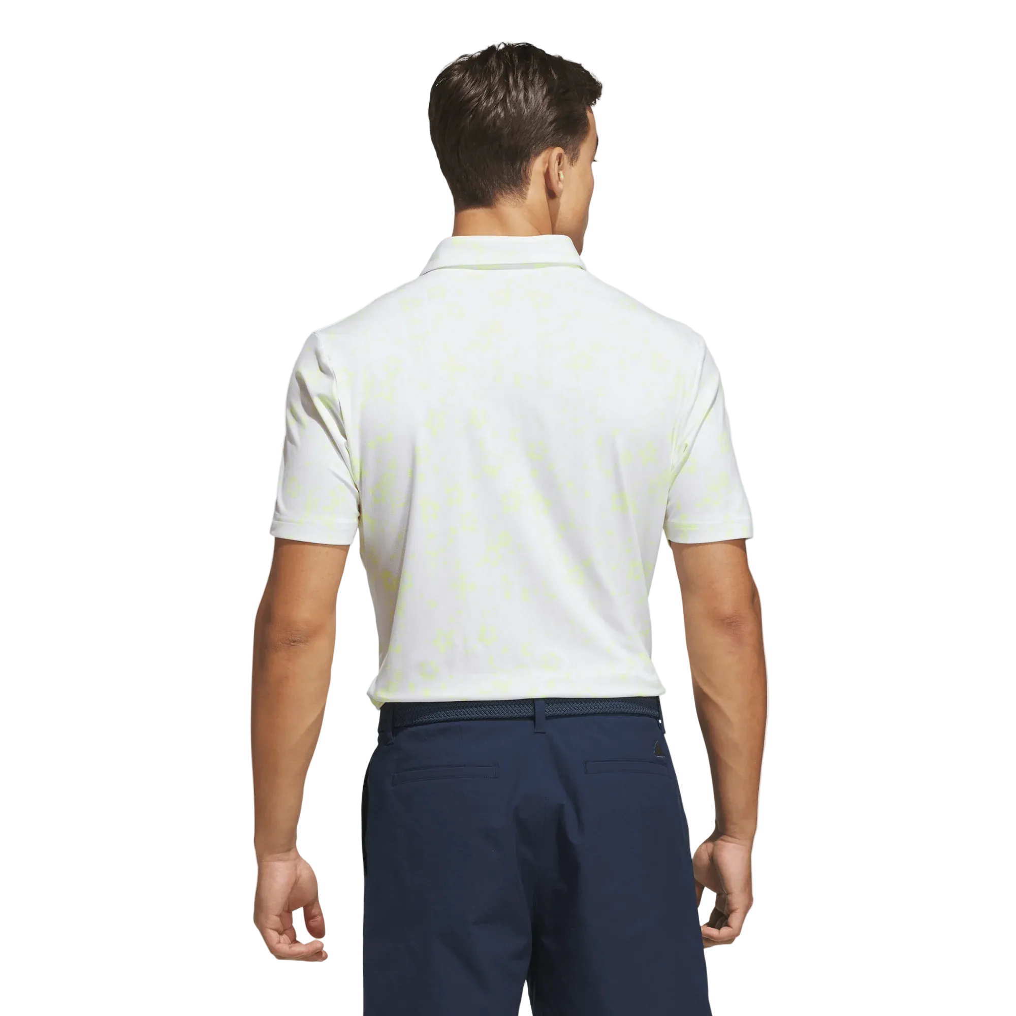 Polo Adidas Ultimate365+ Climacool Butterspun à imprimé Mighty Blossom