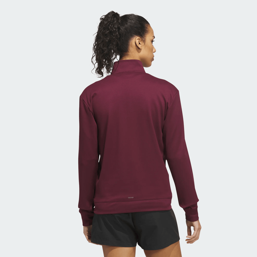 Adidas Ladies Ultimate365 Cold.rdy Full-Zip Jacket - Maroon