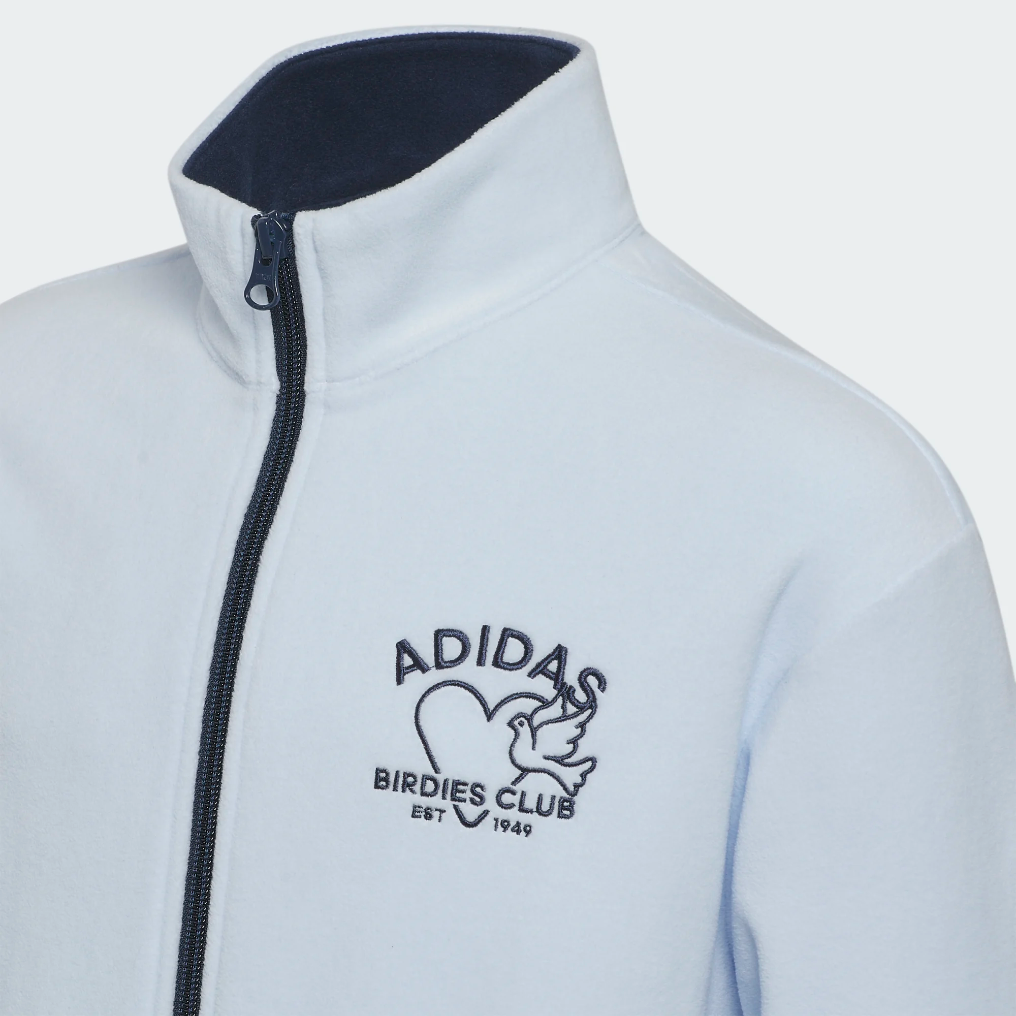 Adidas Junior's Birdies Club Fleece Jacket - Blue