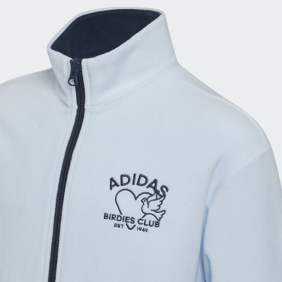 Adidas Junior's Birdies Club Fleece Jacket - Blue