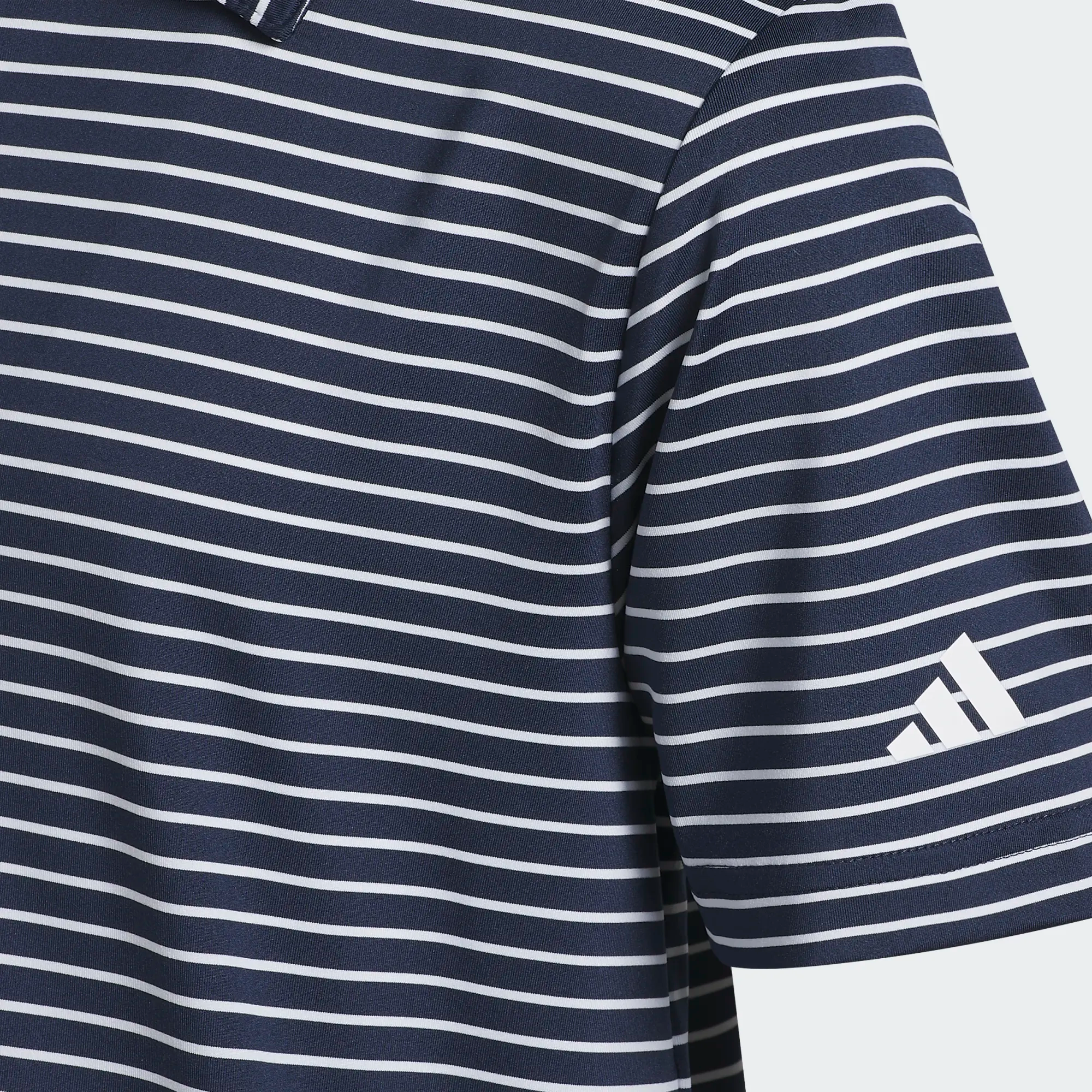 Polo rayé Climacool pour garçon Adidas - bleu marine