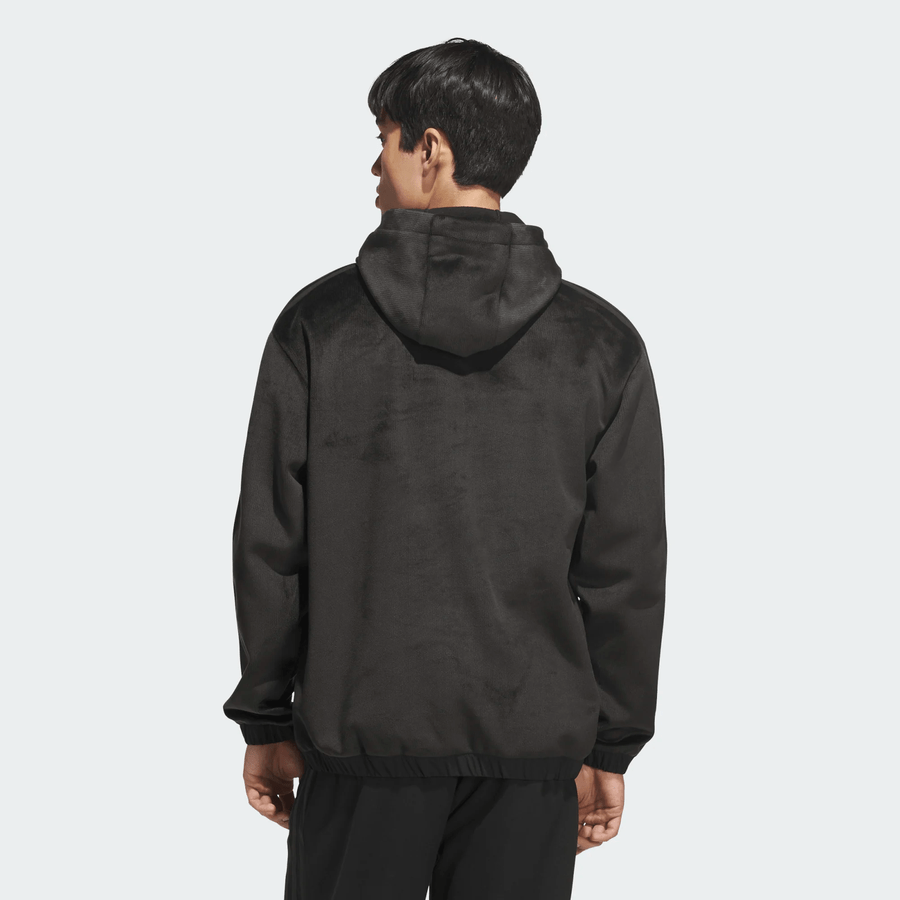 Adidas Beyond The Course Cozy Half-Zip Loose Fit Hoodie - Black