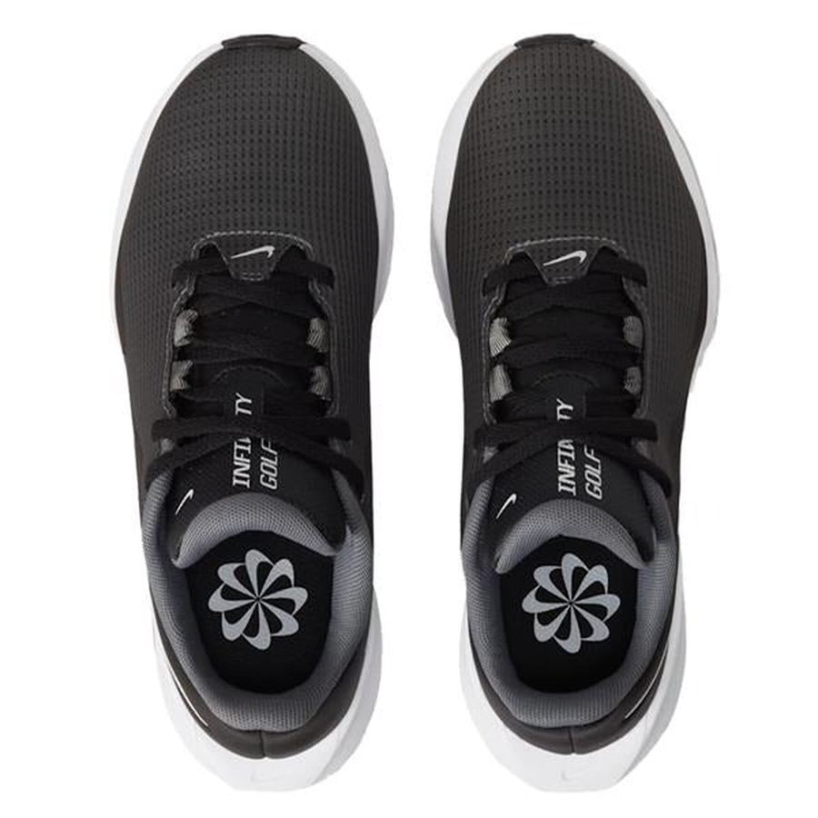 Nike Infinity G Jr '24 Spikeless Golf Shoes - Black/White