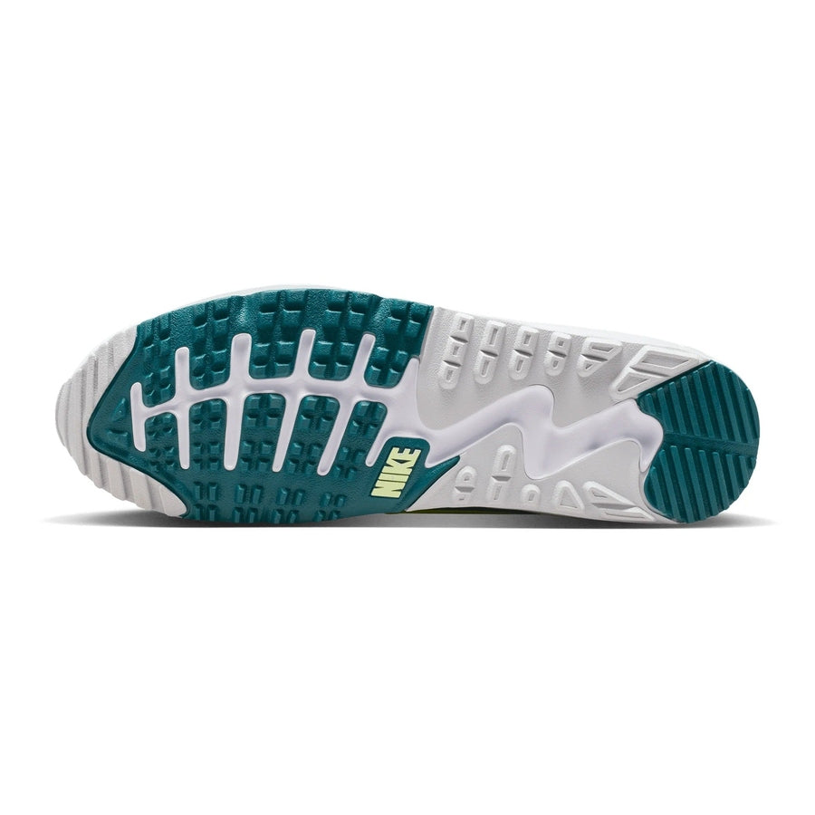 Nike Air Max 90 G Spikeless Golf Shoes - White/Deep Green