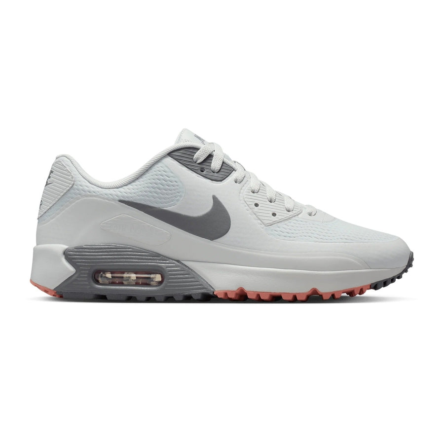 Nike Air Max 90 G Spikeless Golf Shoes - Grey/Pink
