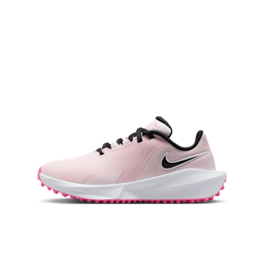 Chaussures de golf sans crampons Nike Infinity G Jr. '24 pour grands enfants - rose perle