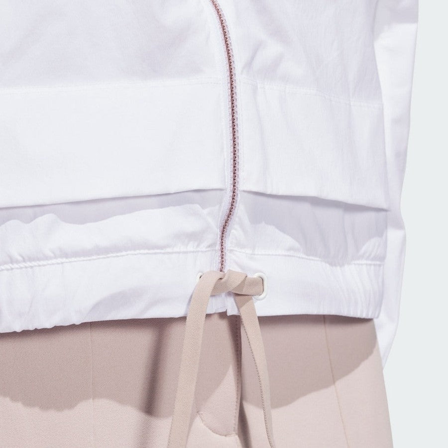 Adidas Ladies Beyond Full-Zip Hoodie - White