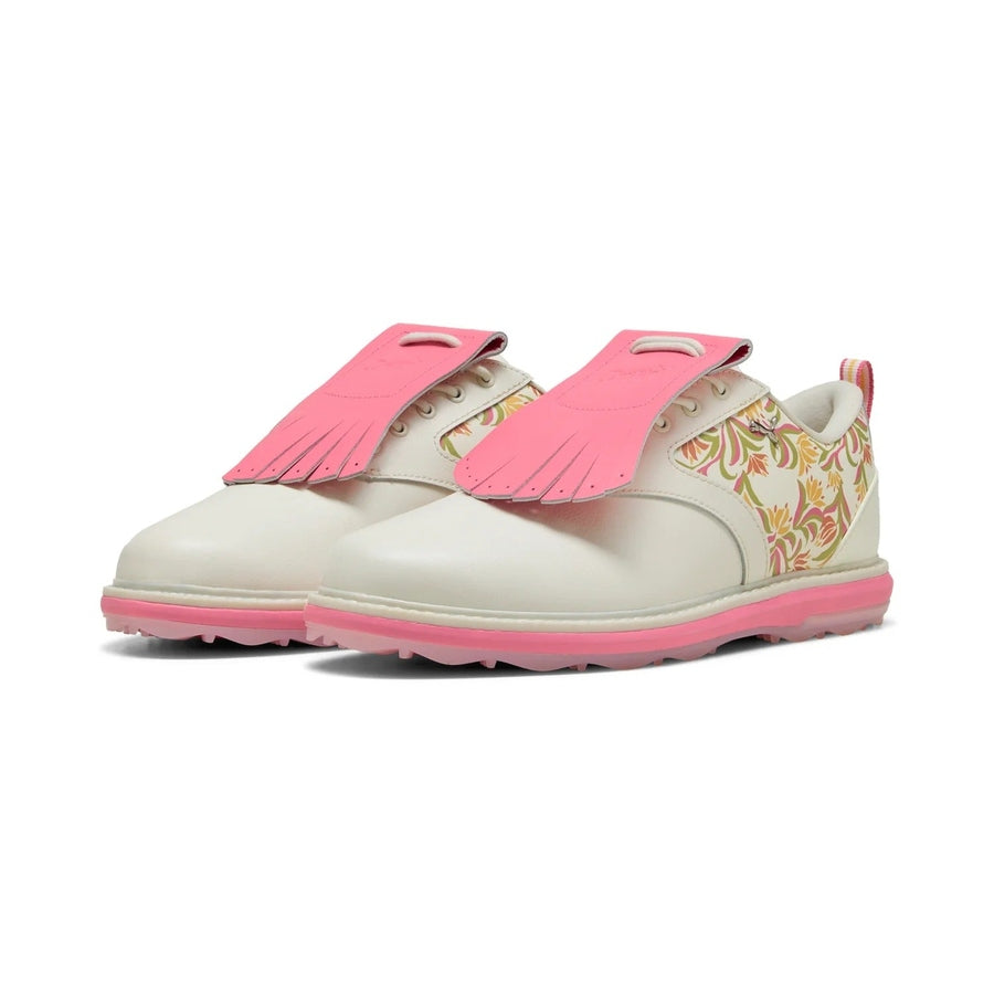 Puma Ladies Avant x Dani Dazey Spikeless Golf Shoes - White/Pink