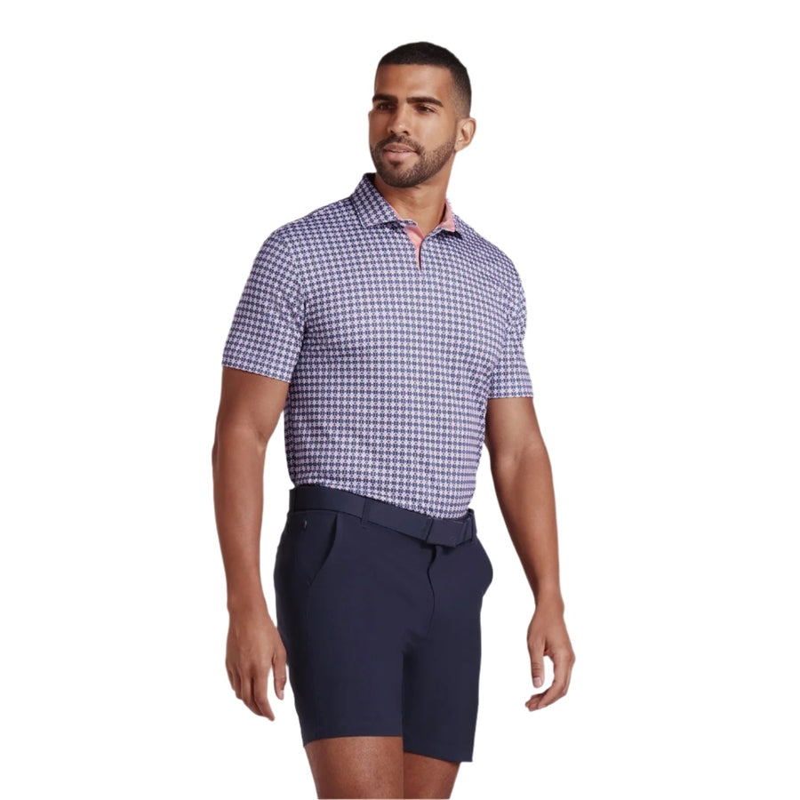 Puma Pique Tie Golf Polo - Blue