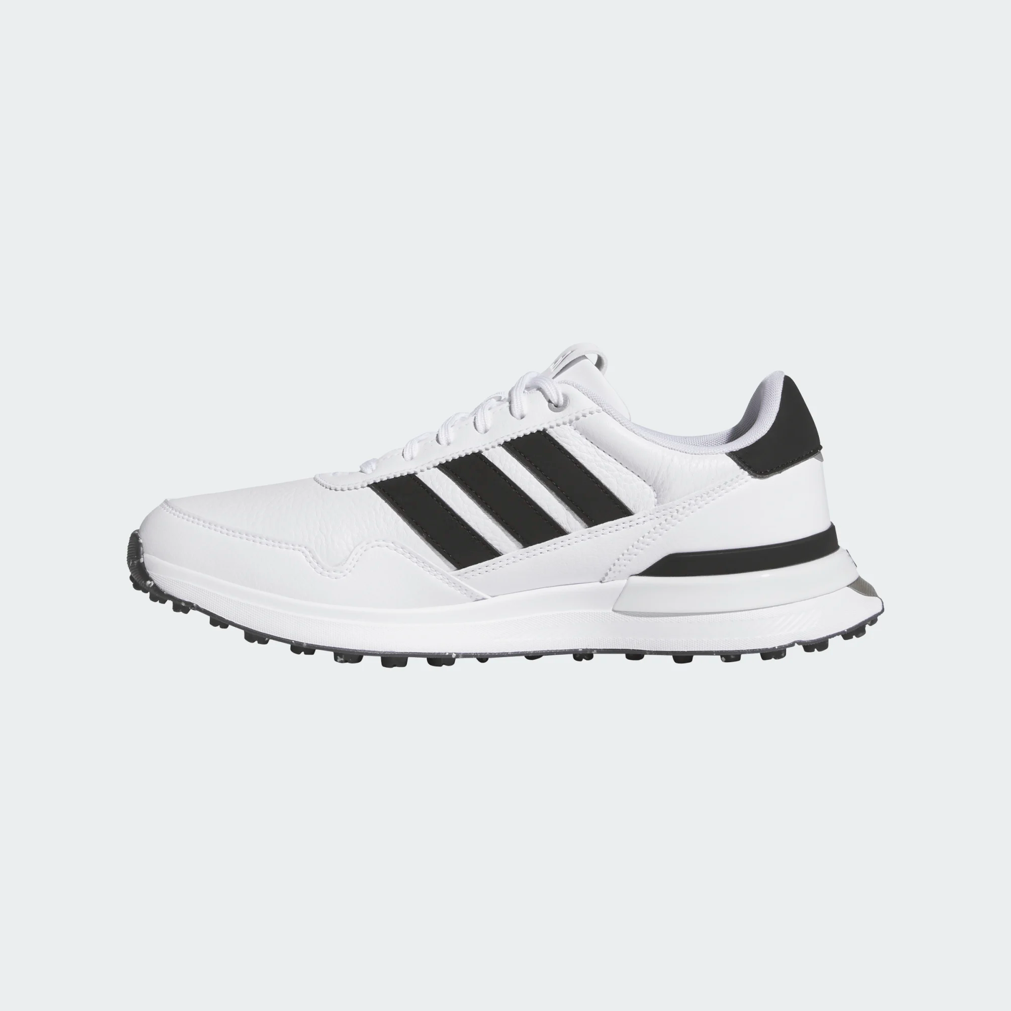 Adidas S2G 26 Leather Spikeless Golf Shoes - White/Black
