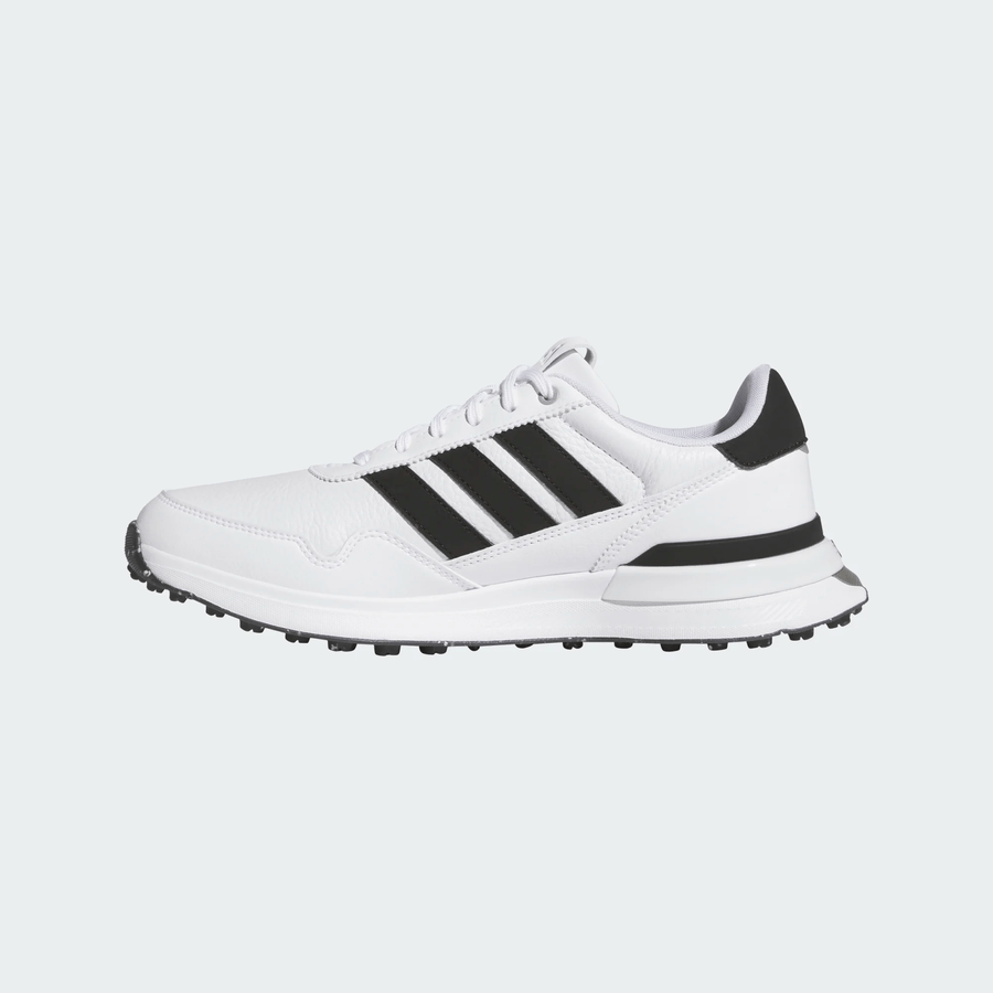 Adidas S2G 26 Leather Spikeless Golf Shoes - White/Black