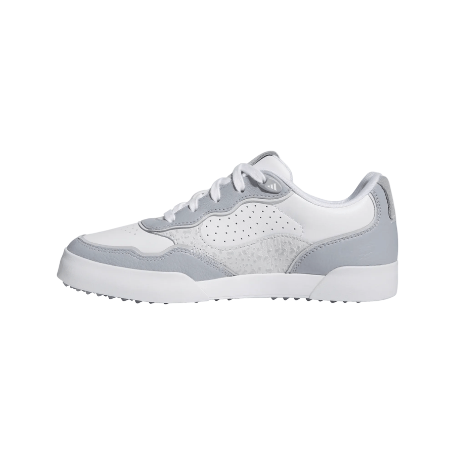 Adidas Ladies Retrocross 25 Spikeless Golf Shoes - White/Silver