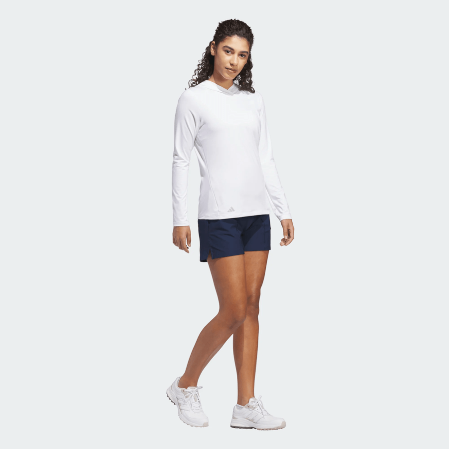 Adidas Ladies Performance Hoodie - White