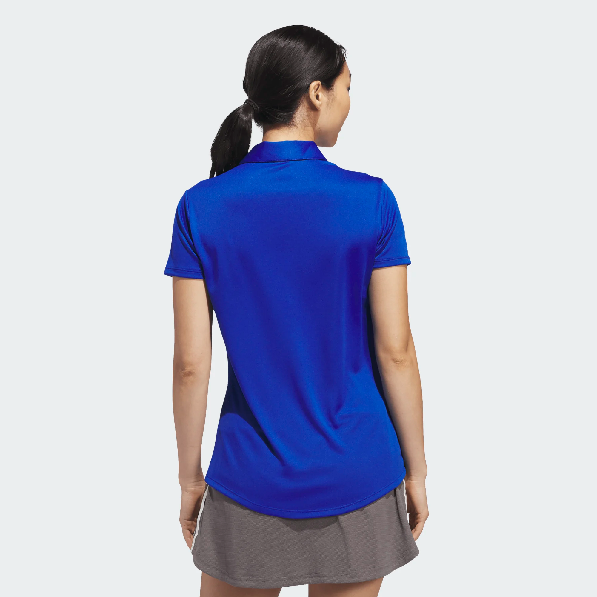Adidas Ladies Solid Performance Short Sleeve Golf Polo