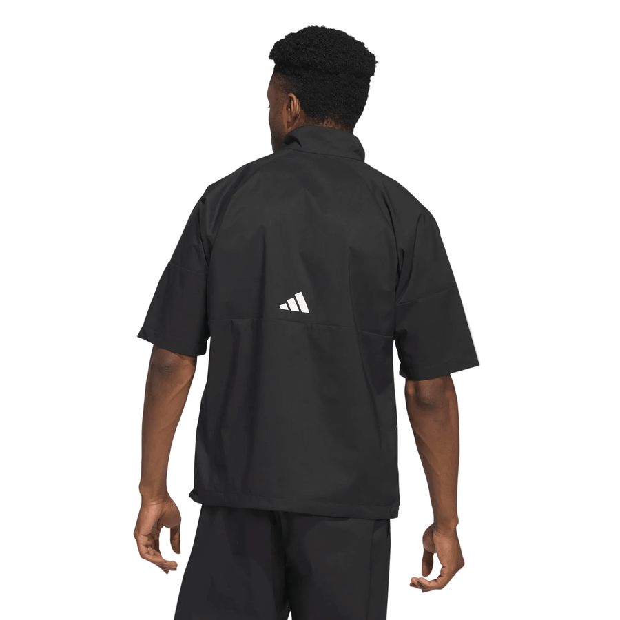 Adidas Core Provisional Short-Sleeve 1/2-Zip Jacket - Black