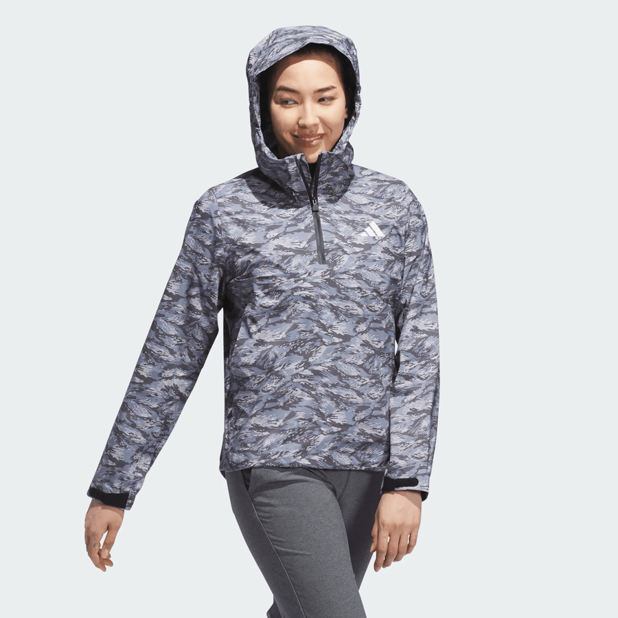 Adidas Ladies Climaproof+ Anorak Golf Jacket - Purple