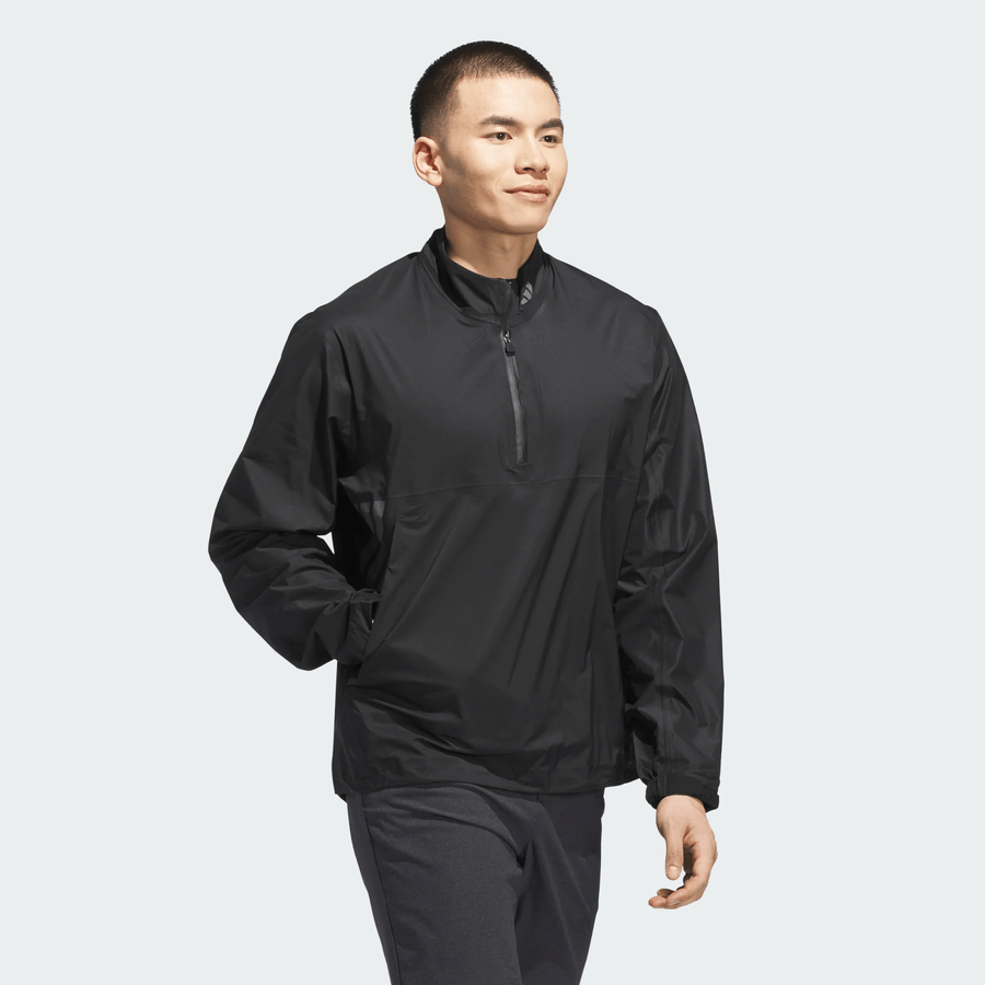 Adidas Climaproof+ Half-Zip Golf Jacket - Black