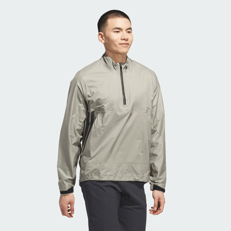Adidas Climaproof+ Half-Zip Golf Jacket - Grey