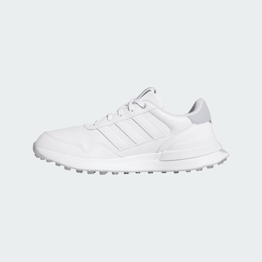 Adidas Ladies S2G 26 Leather Spikeless Golf Shoes - White/Silver