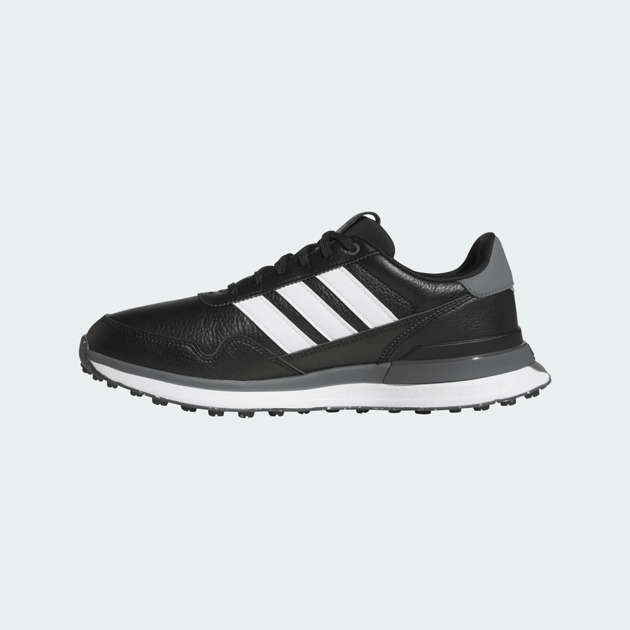 Adidas S2G 26 Leather Spikeless Golf Shoes - Black/White