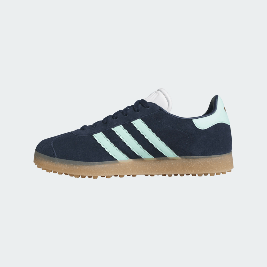 Adidas Gazelle Spikeless Golf Shoes - Navy/Mint