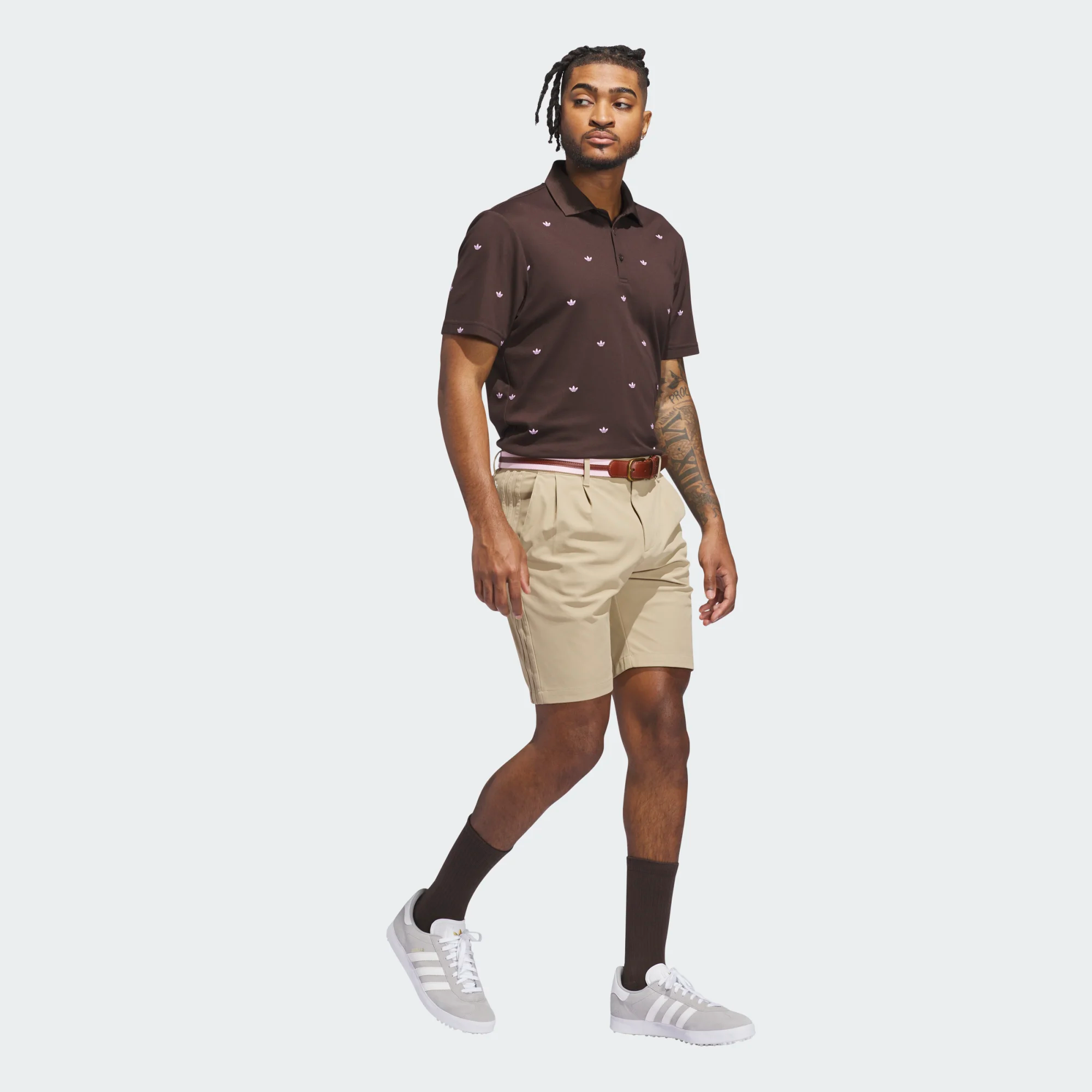 Adidas Originals Printed Trefoil Polo Shirt