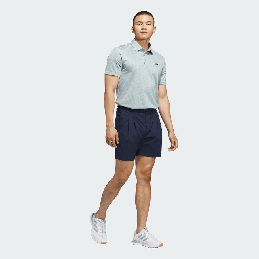 Adidas Performance Textured Print Polo Shirt