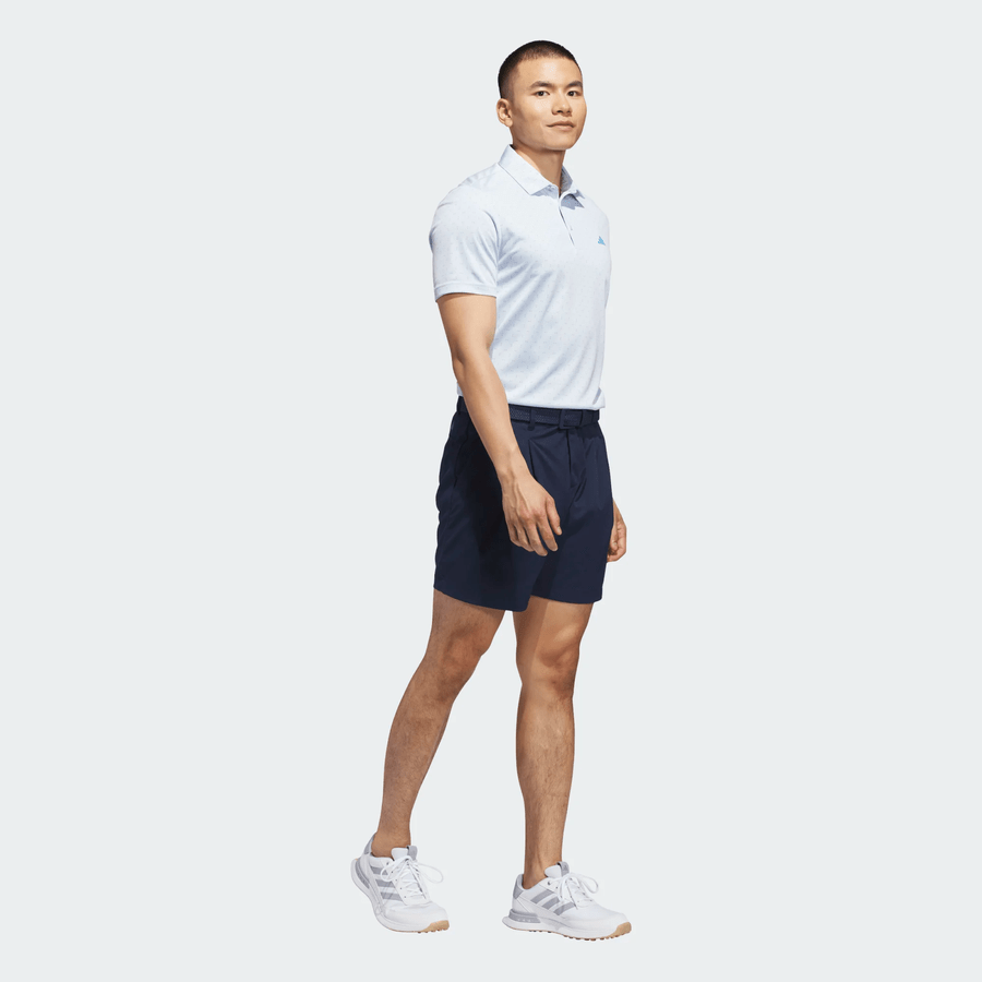 Adidas Performance Textured Print Polo Shirt