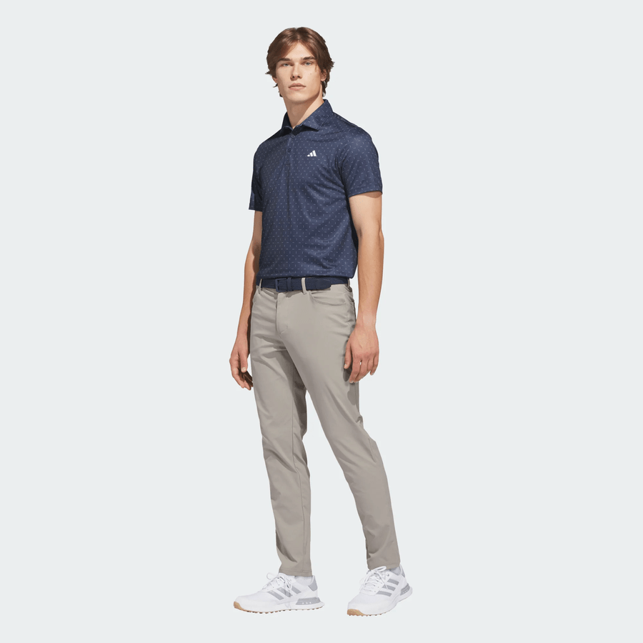 Adidas Performance Textured Print Polo Shirt
