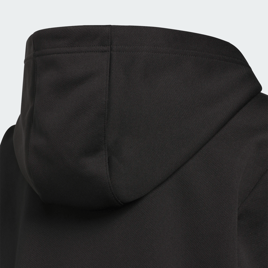 Adidas Junior's Crestable Climawarm Hoodie - Black