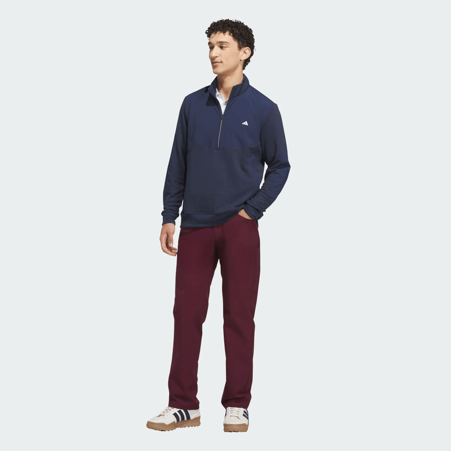Adidas Ultimate365+ Course Control Hybrid Quarter-Zip Sweatshirt - Navy