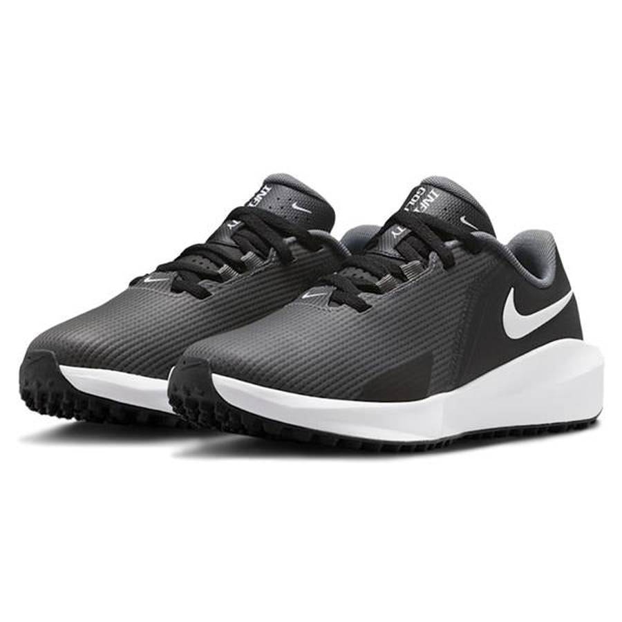 Nike Infinity G Jr '24 Spikeless Golf Shoes - Black/White