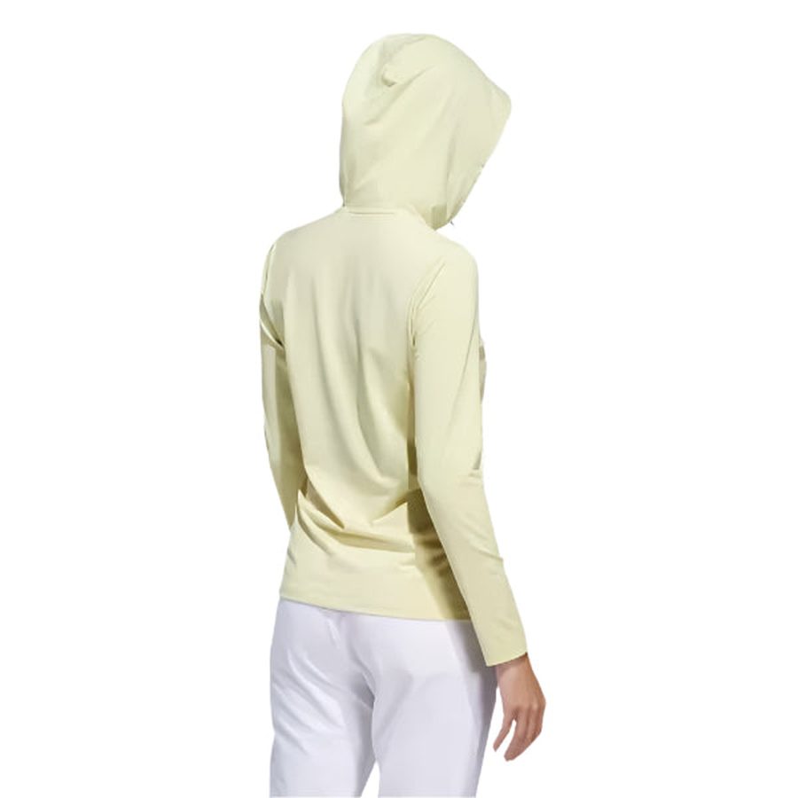 Adidas Ladies Performance Golf Hoodie - Yellow
