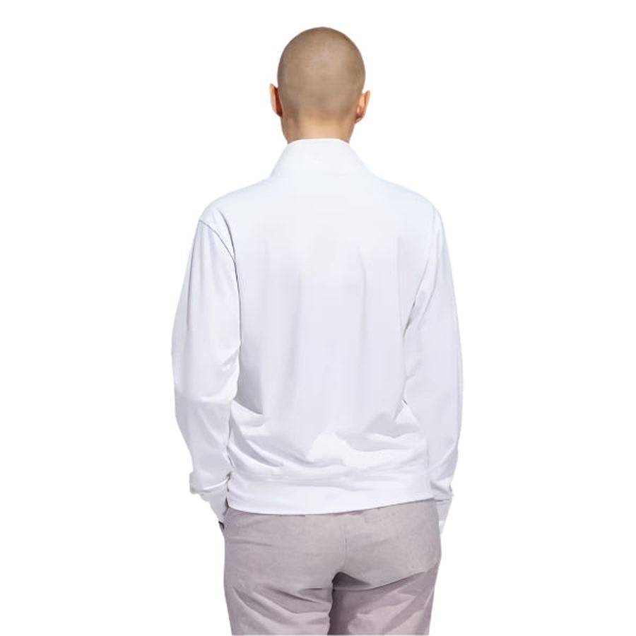 Adidas Ladies Ultimate365 Half-Zip Layering Top - White