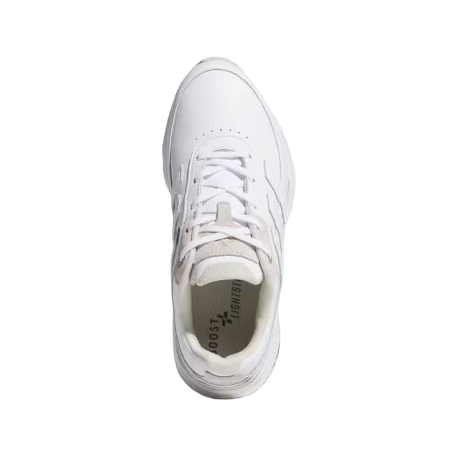 Adidas Ladies Zoysia Spikeless Golf Shoes - White/Brown