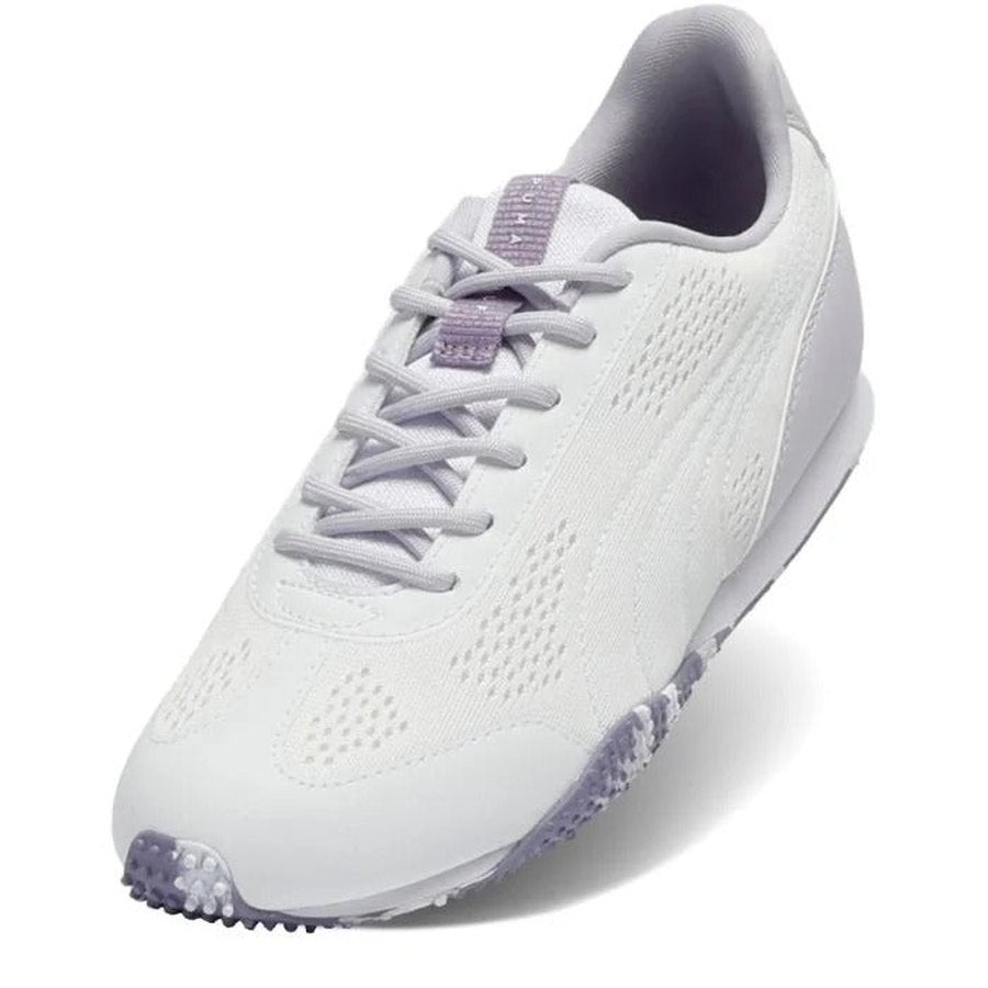 Puma Ladies Monolite 2 Spikeless Golf Shoes - White/Lilac