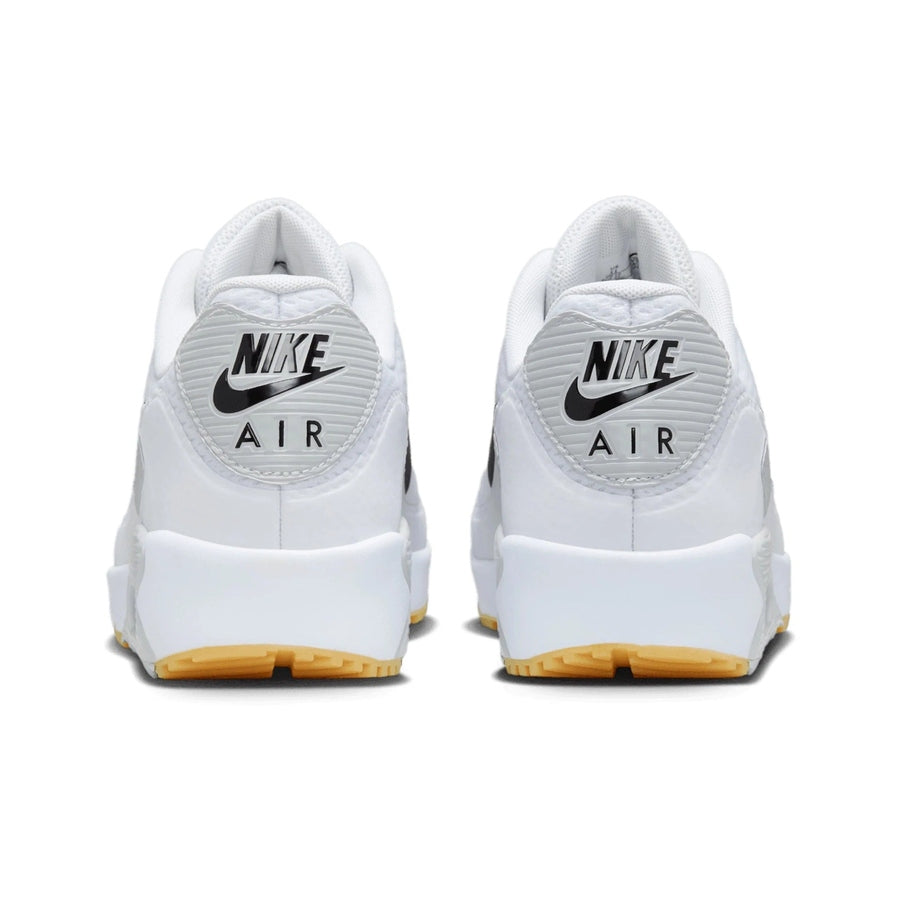Nike Air Max 90 G Spikeless Golf Shoes - White/Black